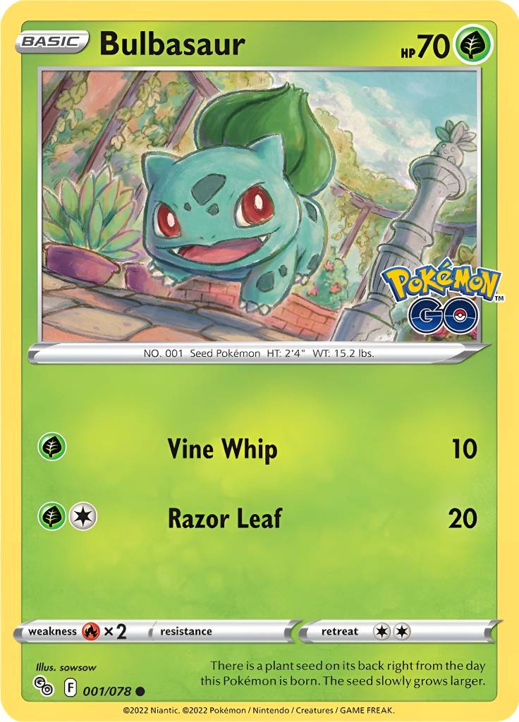 Bulbasaur TCG VPokedex