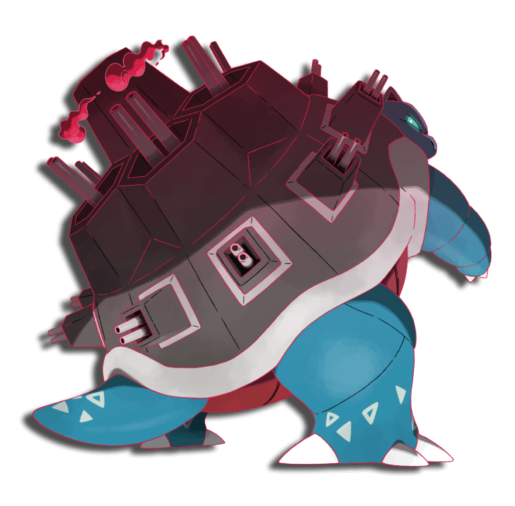 Gigantamax Blastoise anime VPokedex