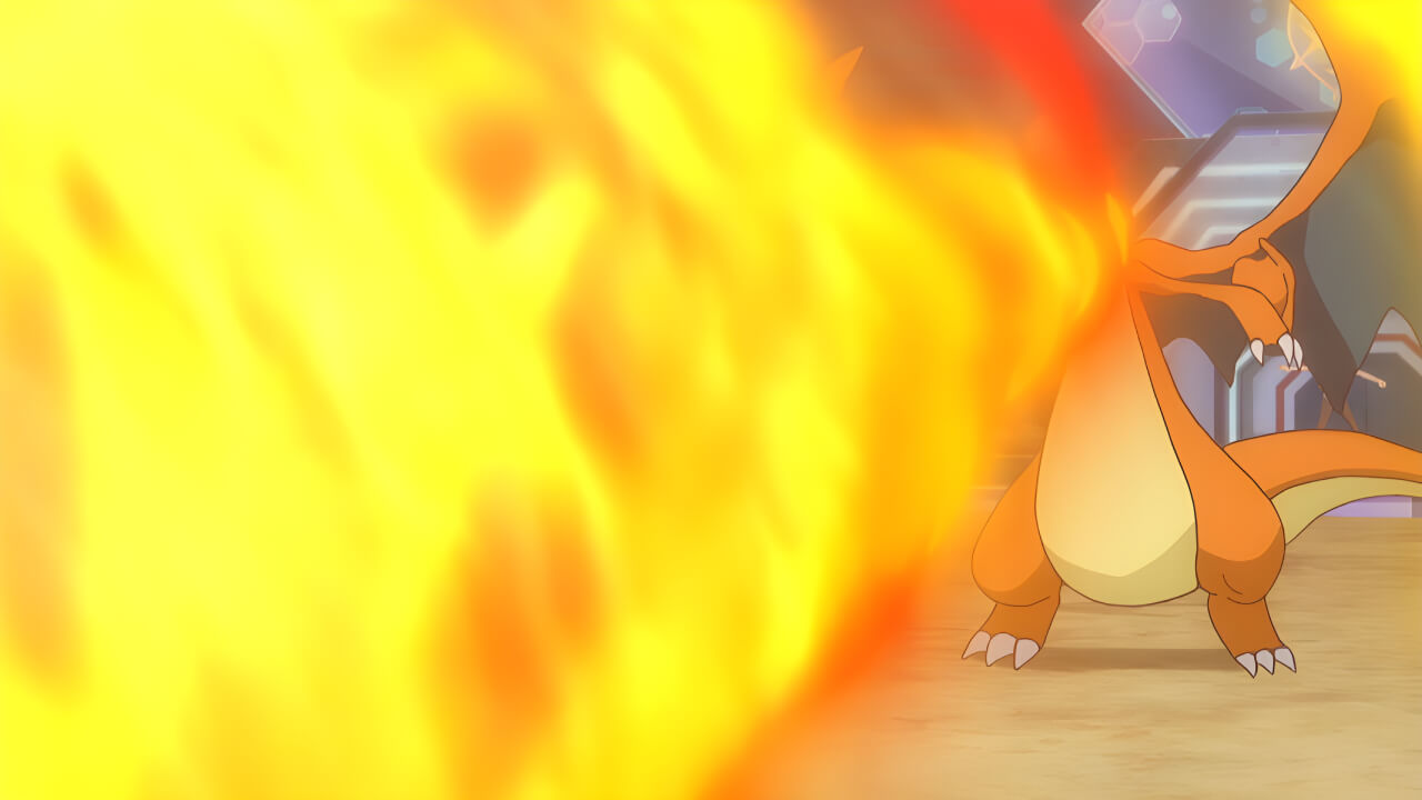 Mega Charizard Y Fire Spin VPokedex