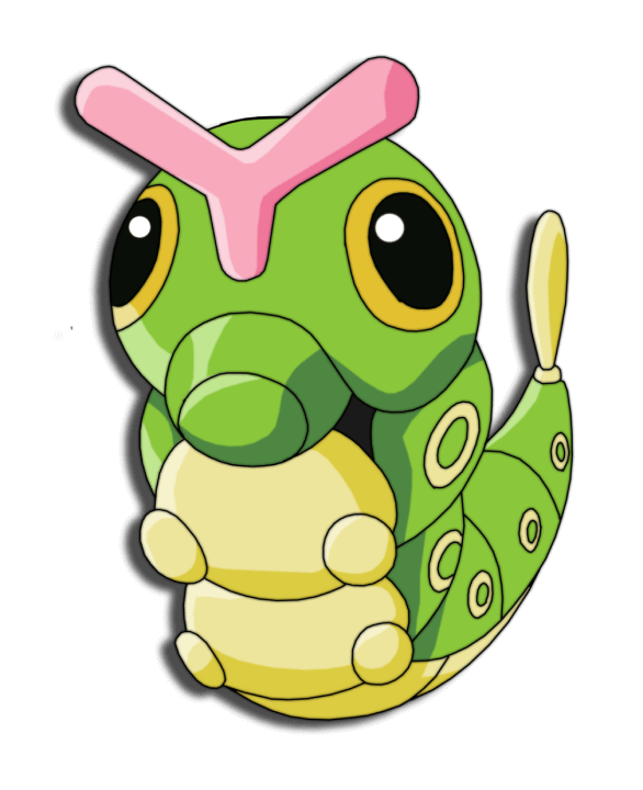 Caterpie anime VPokedex
