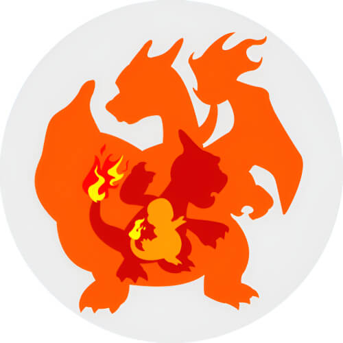 Charmander evolution design
