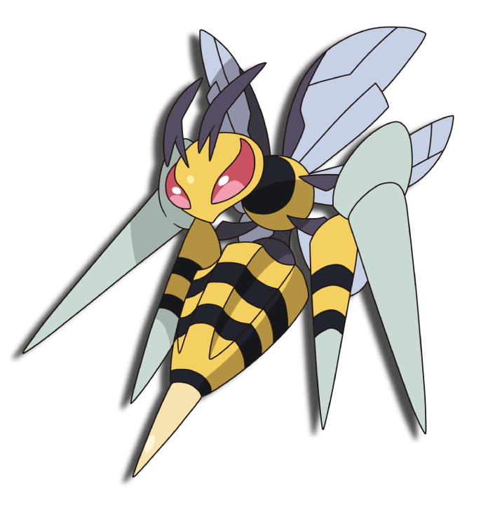 Mega Beedrill anime VPokedex