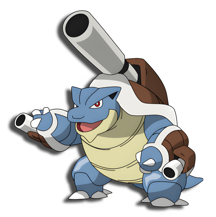 Mega Blastoise anime VPokedex