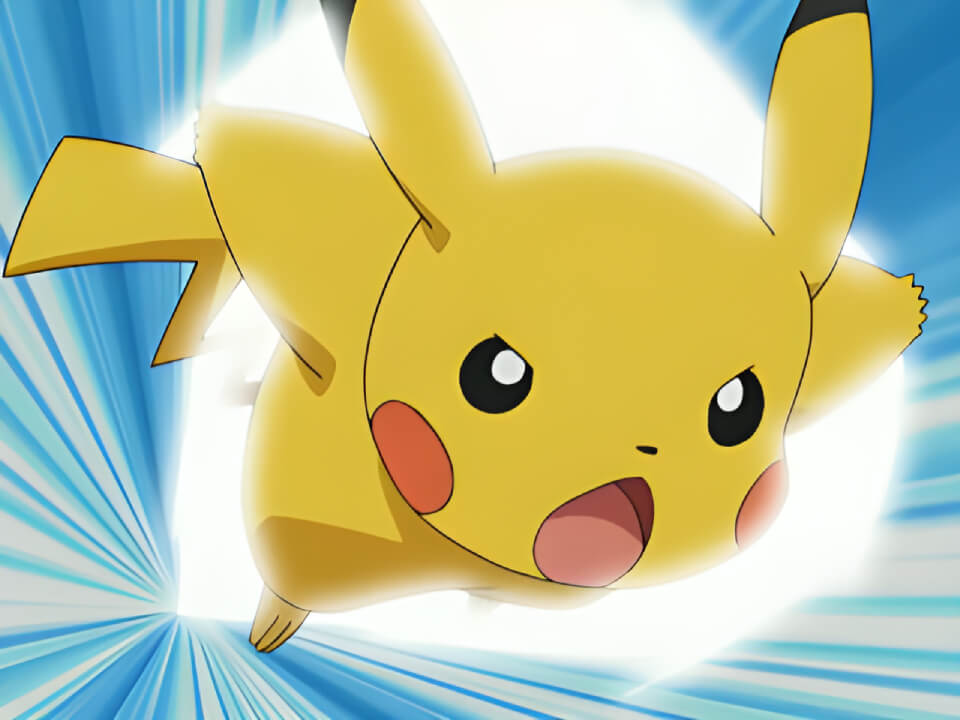 Pikachu Quick Attack VPokedex