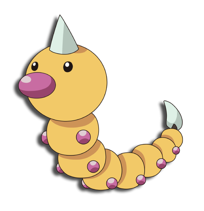 Weedle anime VPokedex