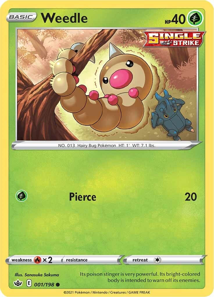 Weedle thật độc VPokedex