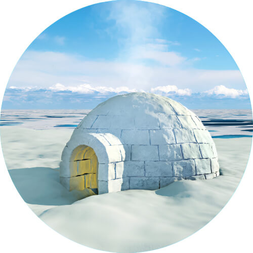 Alolan Sandshrew igloo design