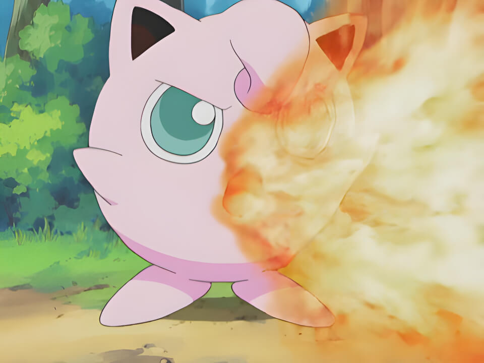 Jigglypuff Flamethrower VPokedex