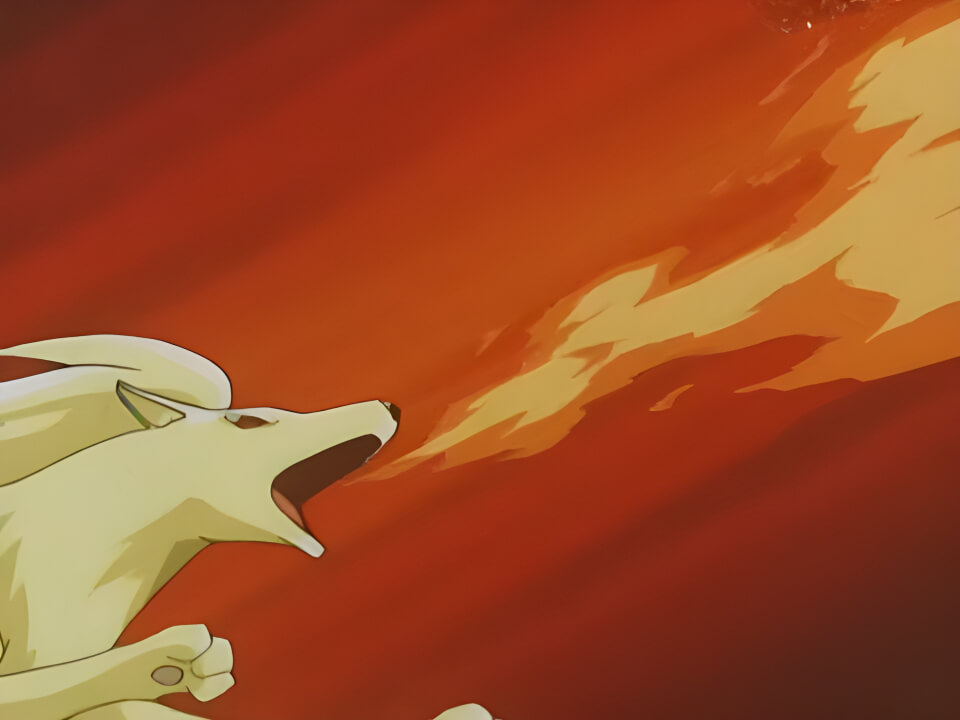 Ninetales Flamethrower VPokedex