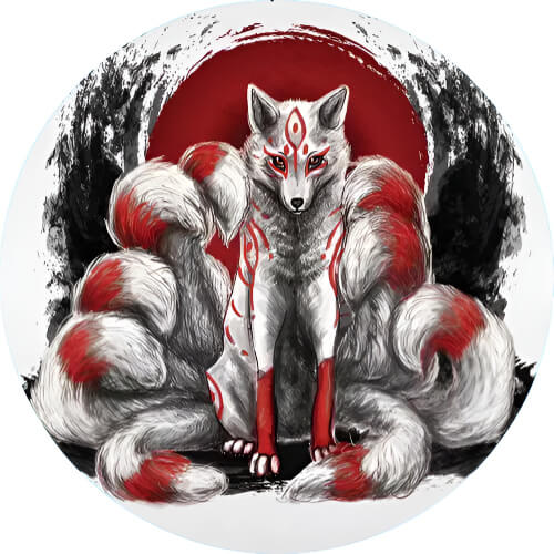 Ninetales Kitsune design