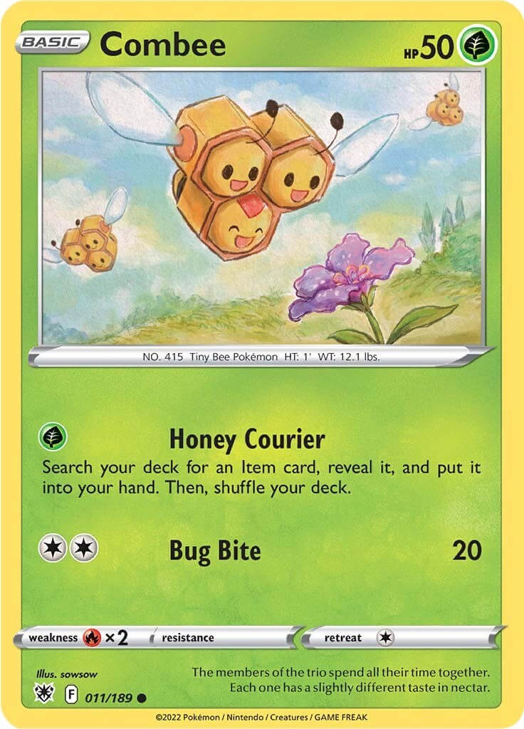 Cô ong chăm chỉ combee VPokedex