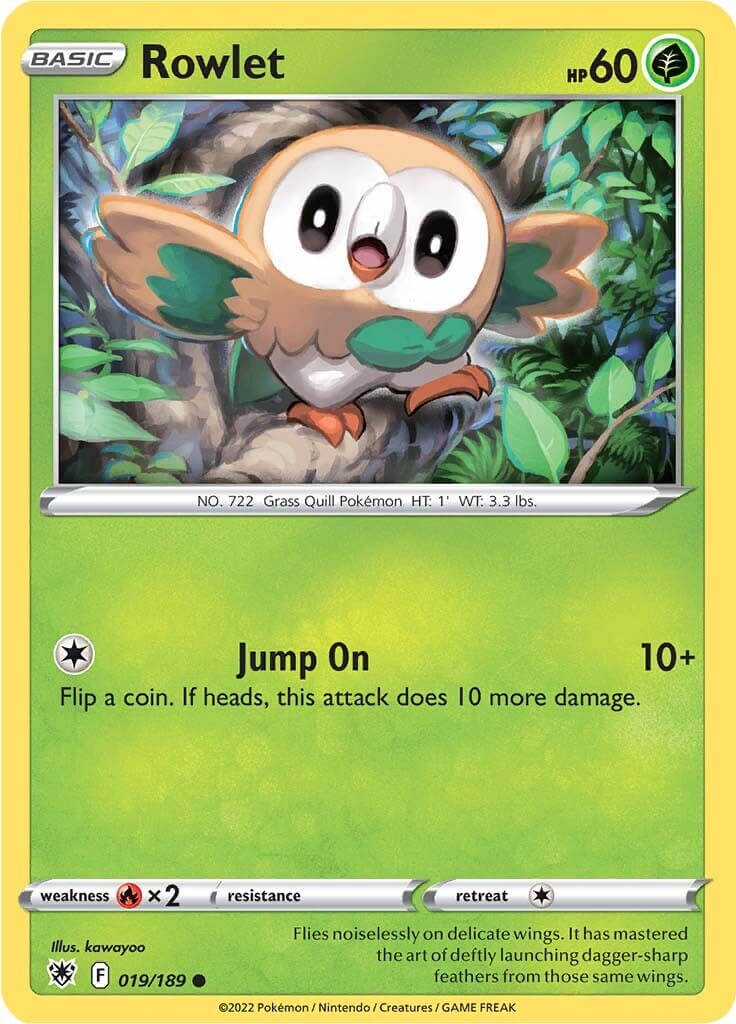 Khu rừng của Rowlet VPokedex
