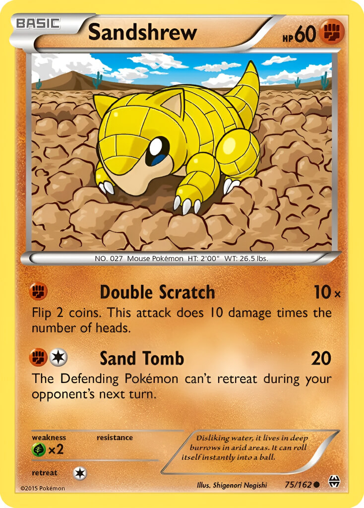 Sandshrew TCG VPokedex