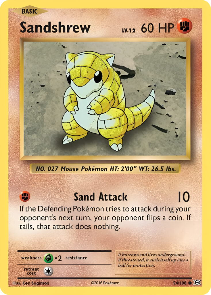 Sandshrew TCG VPokedex