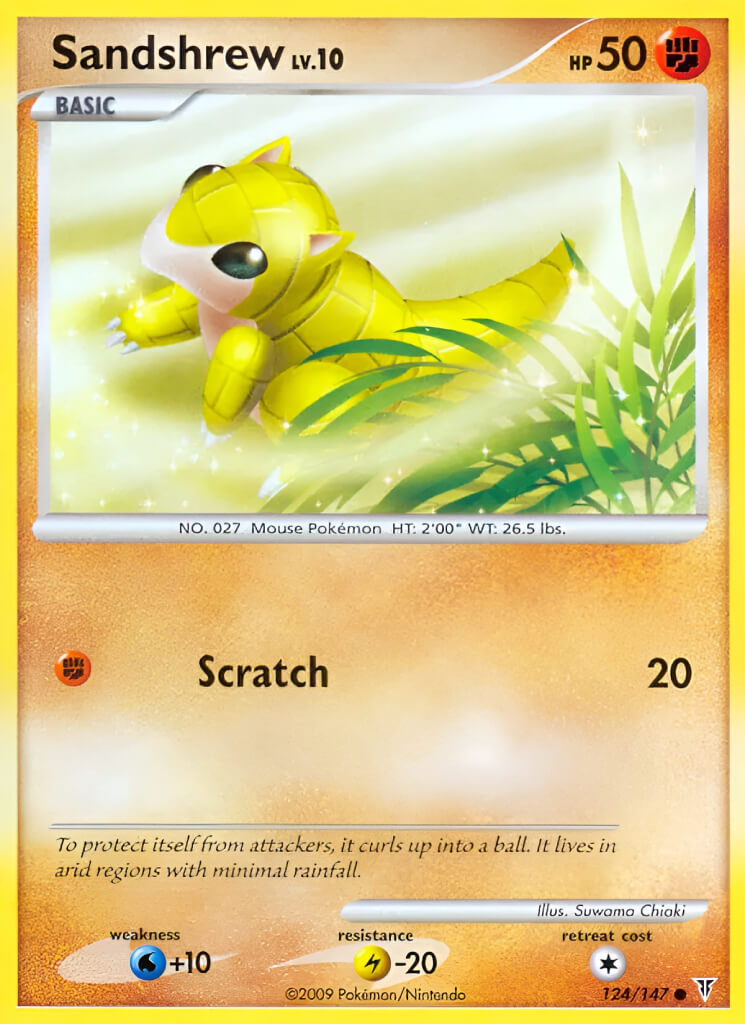Sandshrew TCG VPokedex