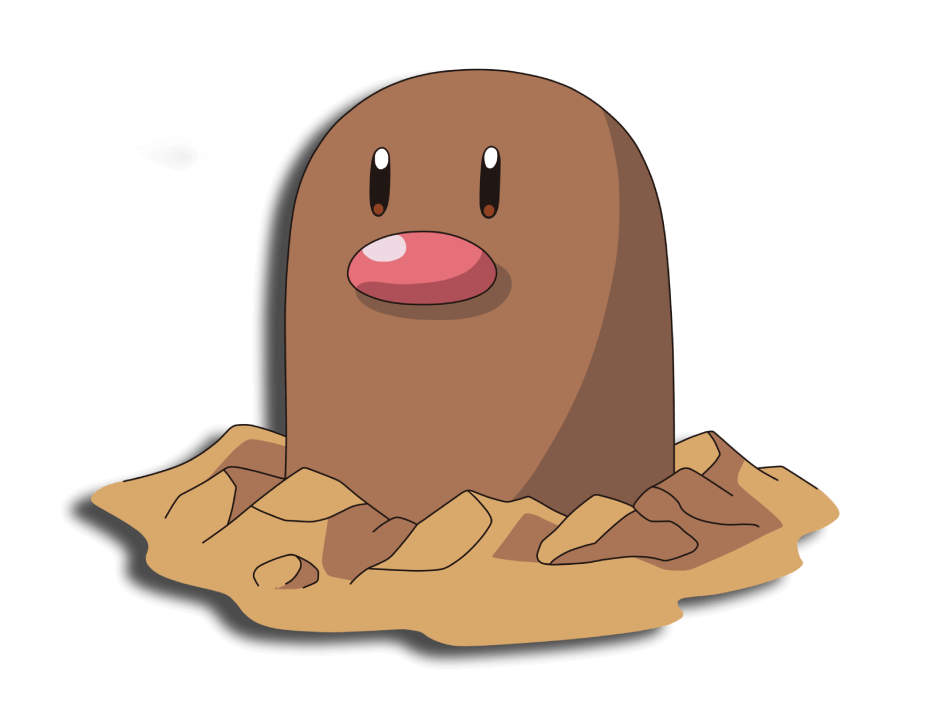 Diglett anime VPokedex