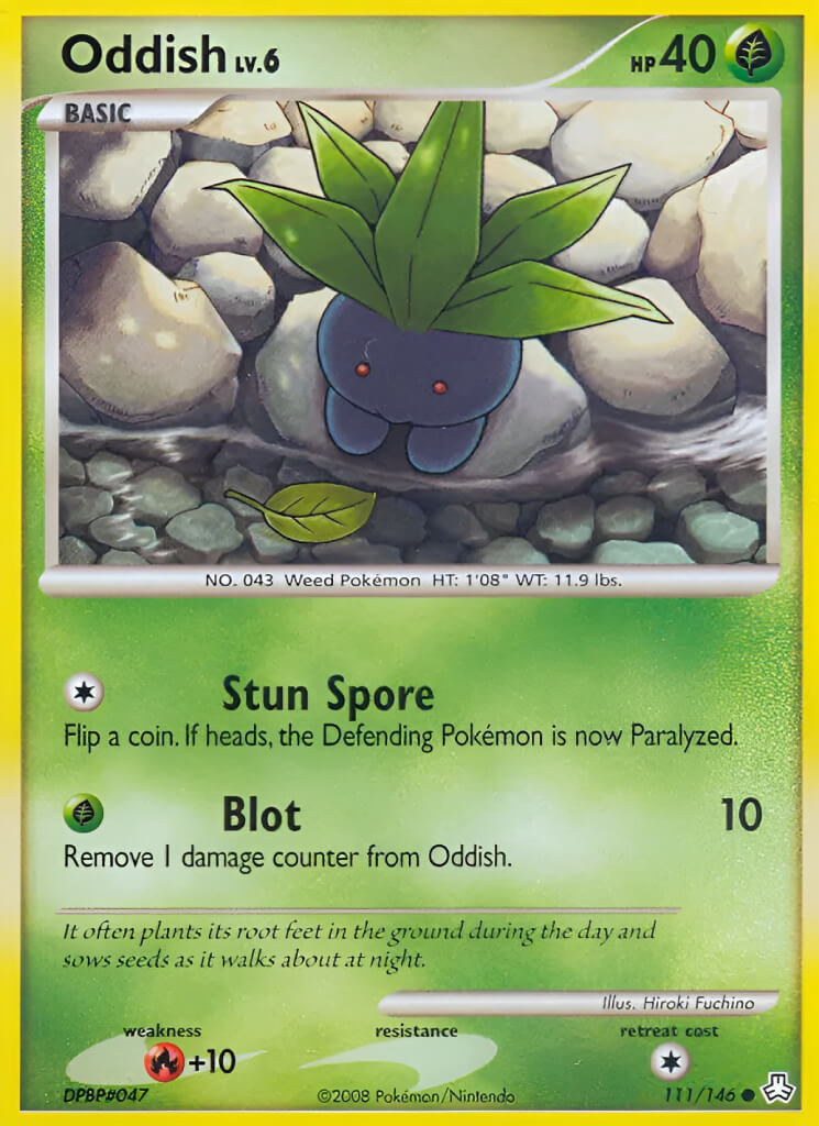 Oddish TCG VPokedex