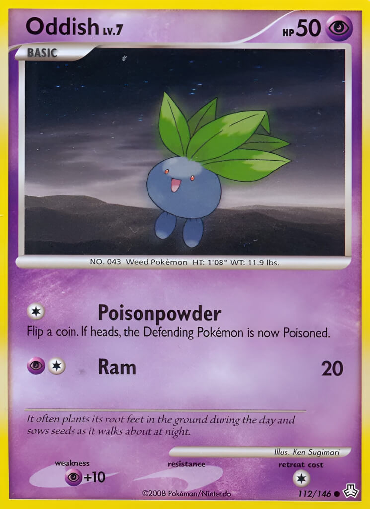 Oddish TCG VPokedex