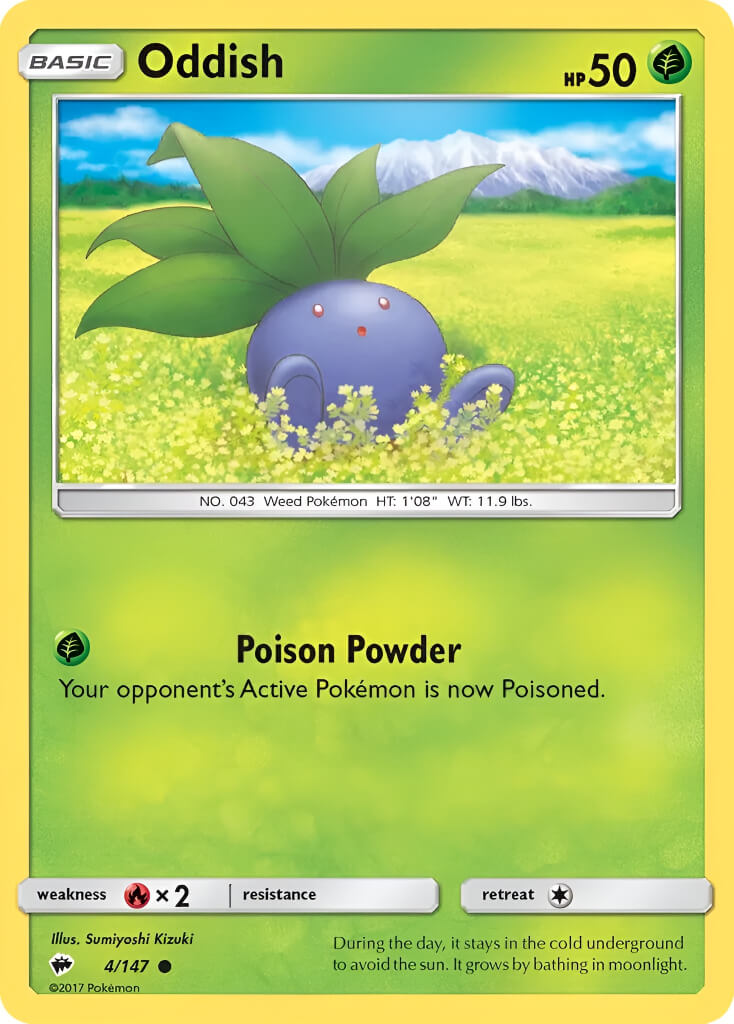 Oddish TCG VPokedex