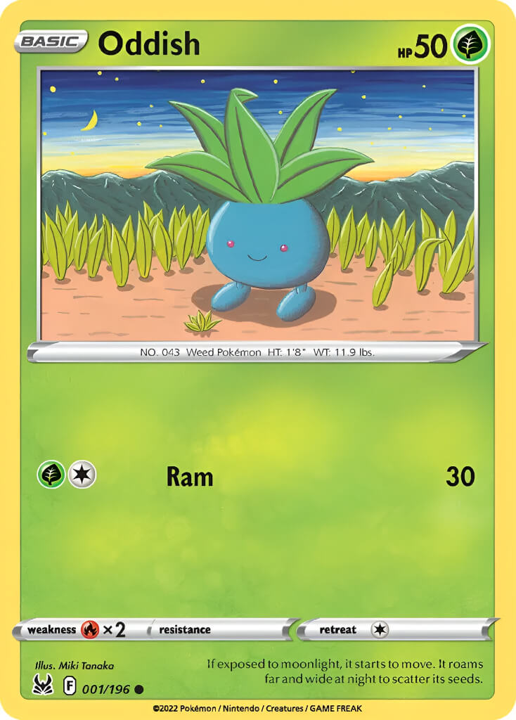 Oddish TCG VPokedex