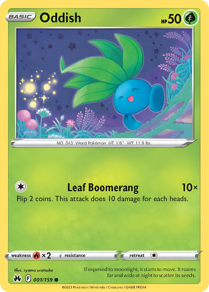 Oddish TCG VPokedex