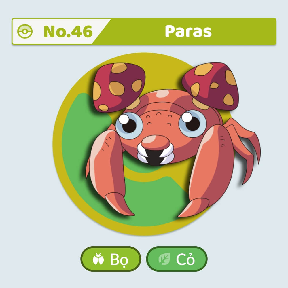 Paras VPokedex