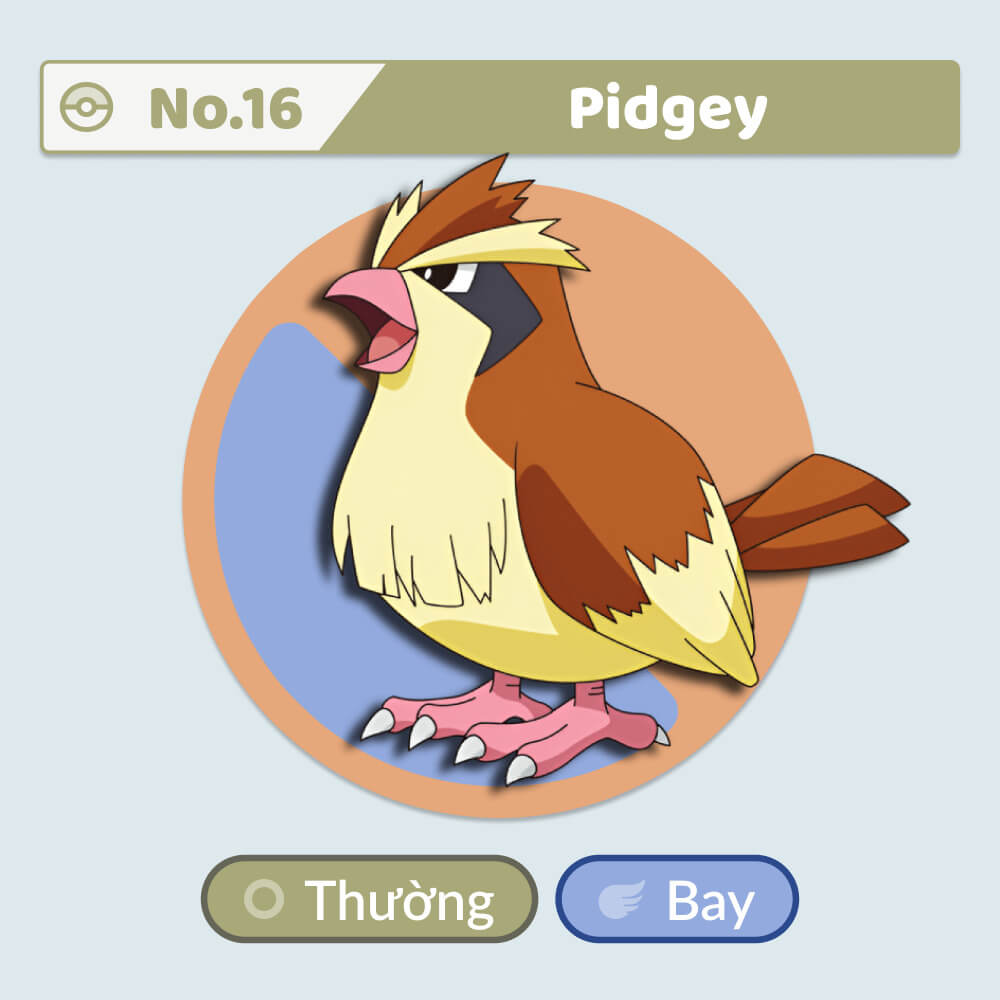 Pidgey VPokedex