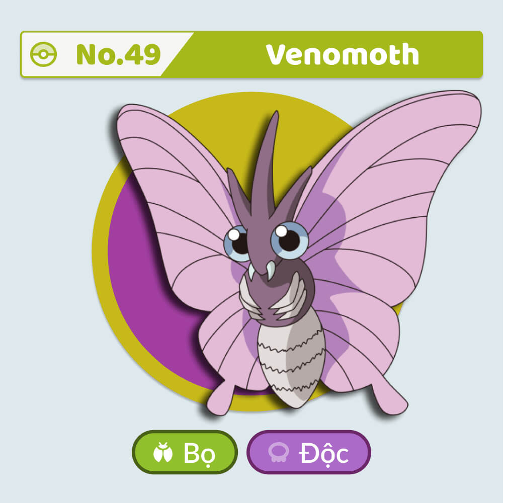 Venomoth VPokedex