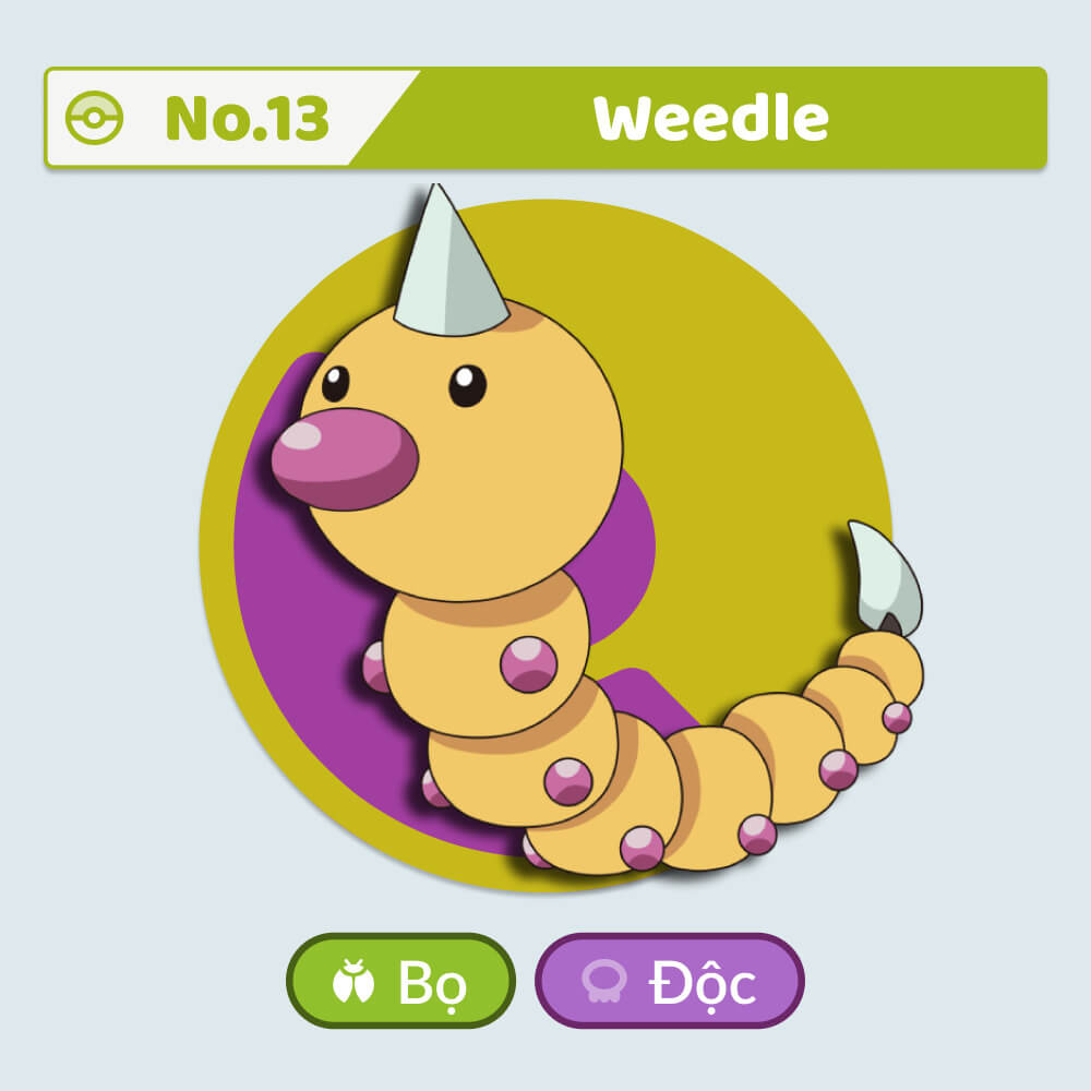 Weedle VPokedex
