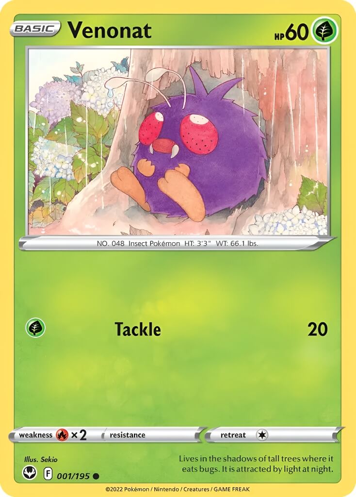 Venonat TCG VPokedex