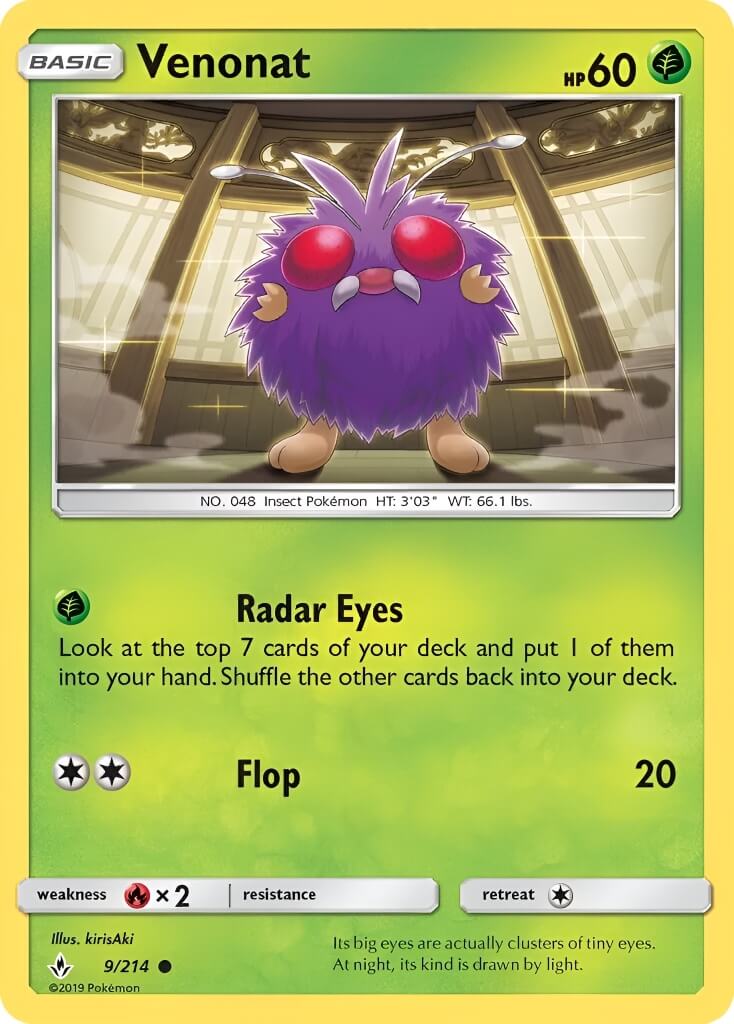 Venonat TCG VPokedex